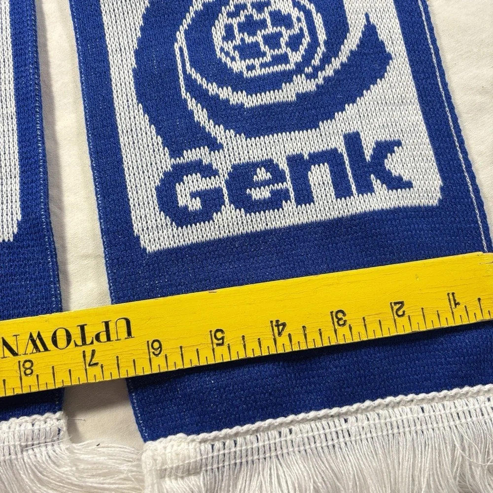 Sportsman Unisex 100% Acrylic One Size Blue White Gene Scarf 6.5 X 60